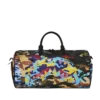 BORSA DA VIAGGIO CAMOUFLAGE A RIGHE E QUADRATI