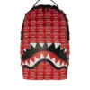ZAINO SHARK REALIZZATO CON ETICHETTE INTRECCIATE