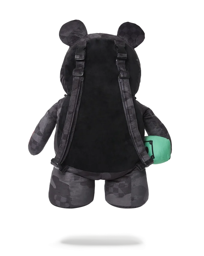 3AM NEVER SLEEP MONEYBEAR Zaino a forma di orsacchiotto