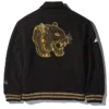 A.I.9 AFRICAN INTELLIGENCE GUILDED LEOPARD - GIACCA VARSITY IN COLLABORAZIONE CON SANDFLOWER