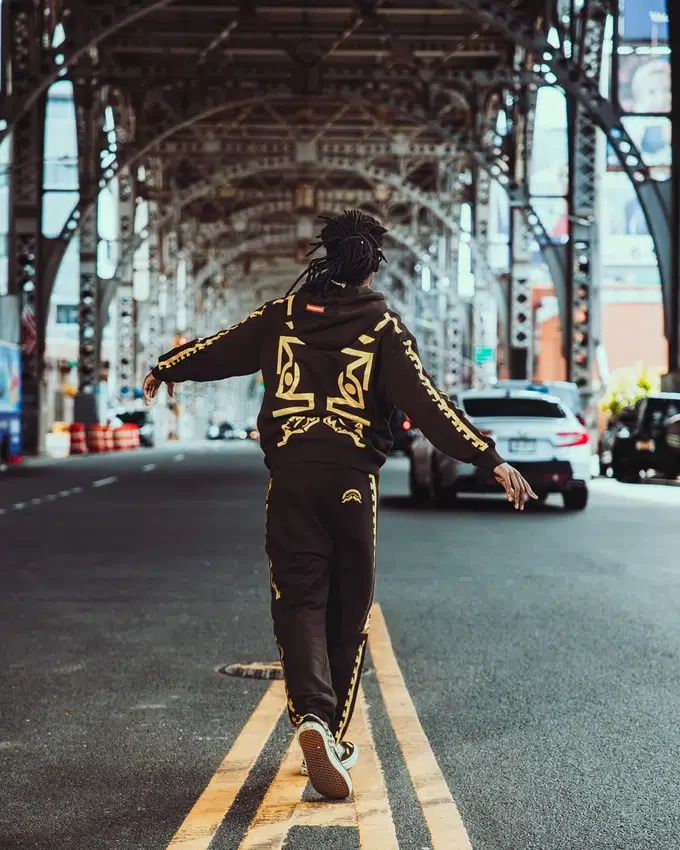 A.I.9 AFRICAN INTELLIGENCE PATH TO THE FUTURE II - PANTALONI DA JOGGING IN COLLABORAZIONE CON SANDFLOWER