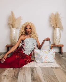 A.I. AFRICAN INTELLIGENCE ELEGANT ENERGY BORSA TOTE – COLLABORAZIONE CON SANDFLOWER