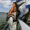 A.I. PALM MIRAGE SHARK LUXE Borsa Da Spiaggia