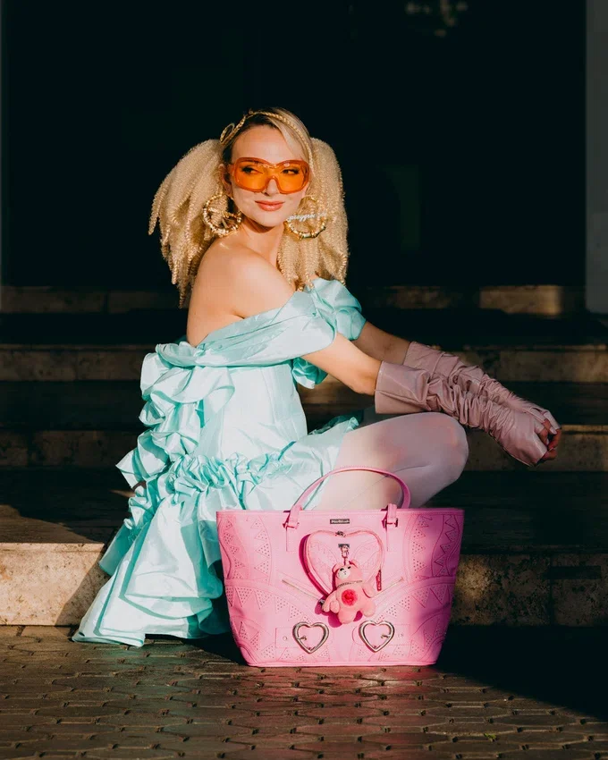 BABY BEAR BADDIE - BORSA TOTE HEARTBREAKER