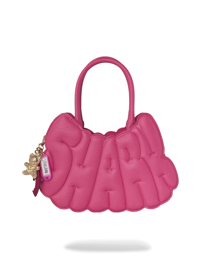 BORSA A MANO PINK POP SHARK BUBBLE