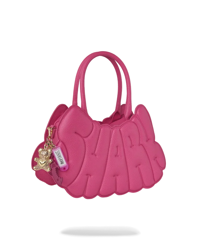 BORSA A MANO PINK POP SHARK BUBBLE