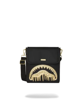 BORSA A MONOSPALLA GOLDHEART SHARK DRIP BORSE MESSAGER