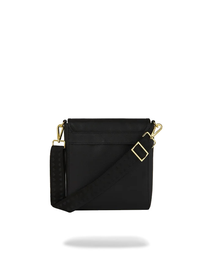 BORSA A MONOSPALLA GOLDHEART SHARK DRIP BORSE MESSAGER