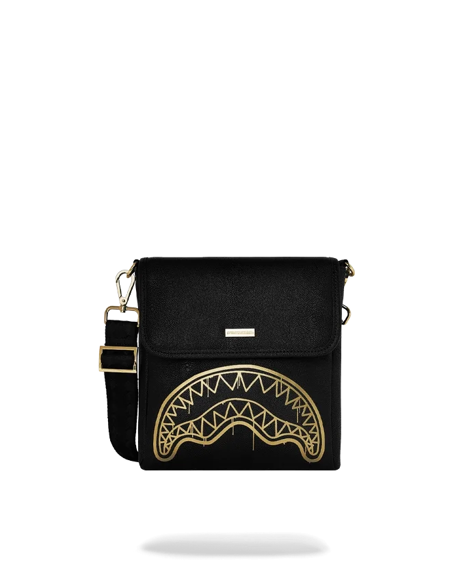 BORSA A MONOSPALLA MESSENGER "GOLD FANG"