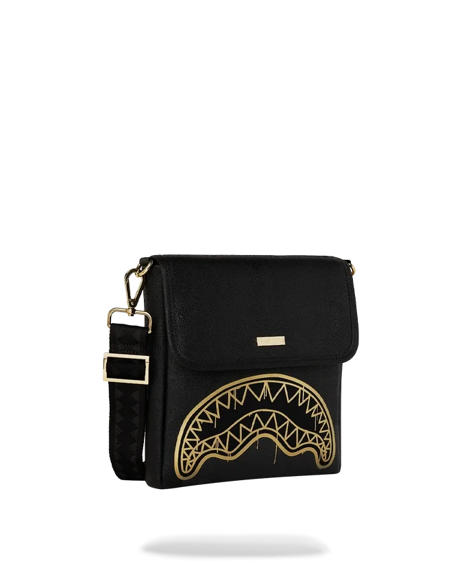 BORSA A MONOSPALLA MESSENGER "GOLD FANG"