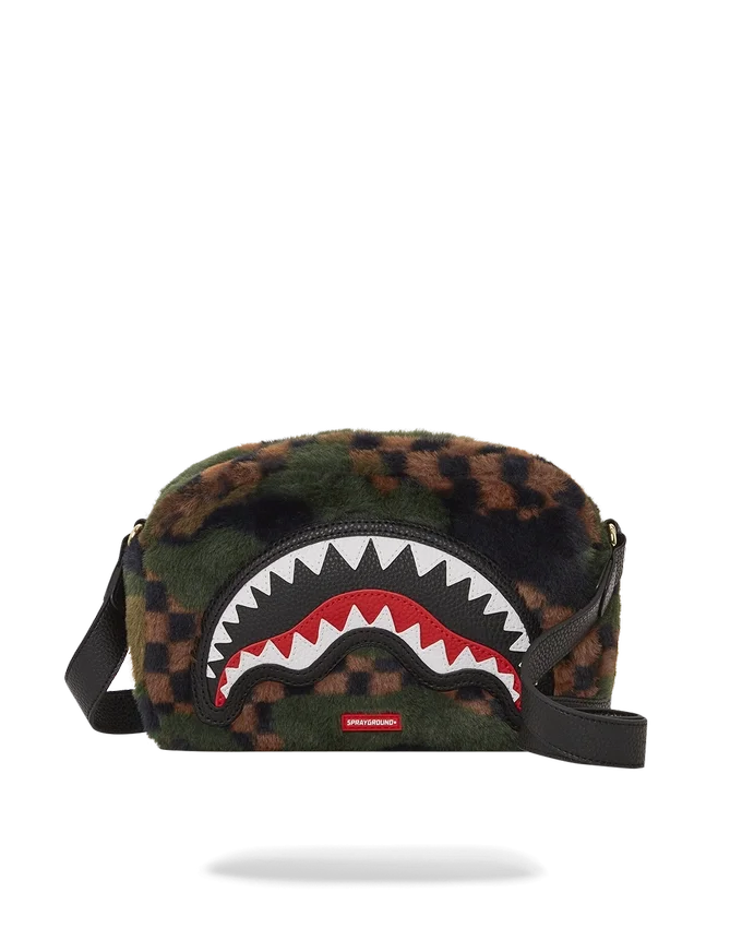 BORSA A TRACOLLA BIG SKY FUR SHARK BORSA MESSENGER BRICK