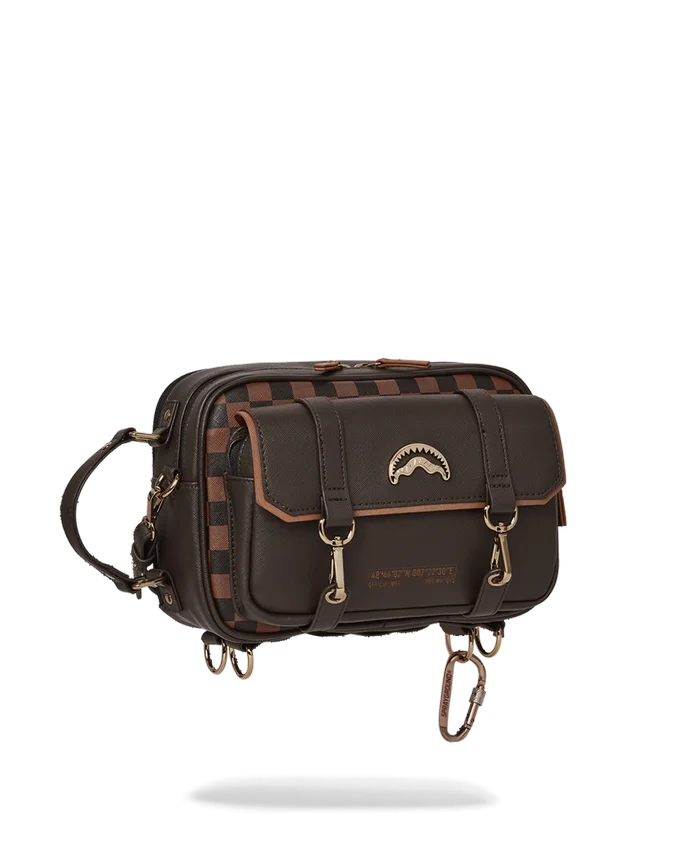 BORSA A TRACOLLA CHECKMATE ROYALE BORSA MESSAGE
