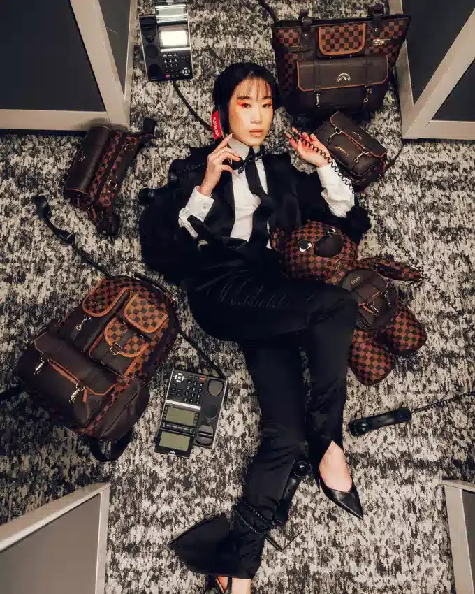 BORSA A TRACOLLA CHECKMATE ROYALE BORSA MESSAGE