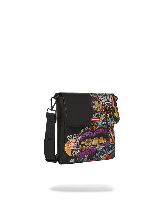 BORSA A TRACOLLA HALF GRAF LIPS BORSA MESSAGGERO