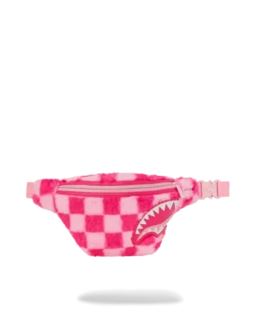 Borsa A Tracolla Savvy "Furzilla Shark" (a quadri rosa)