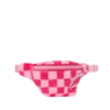 Borsa A Tracolla Savvy "Furzilla Shark" (a quadri rosa)