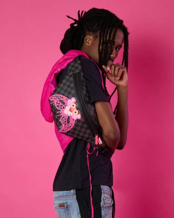 BORSA A TRACOLLA SAVVY PINK PANTHER DIAMOND SHARK