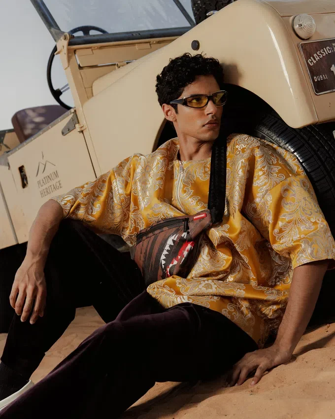 Borsa A Tracolla Savvy "Sharks in Paris Night Drift"