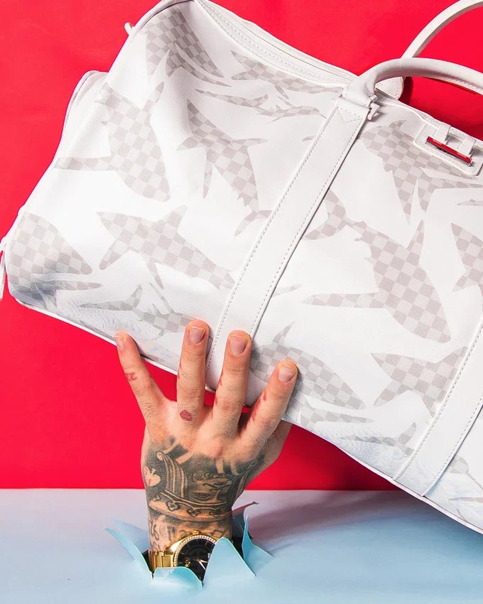 BORSA BORSONI SHARK CHECK (BIANCA)