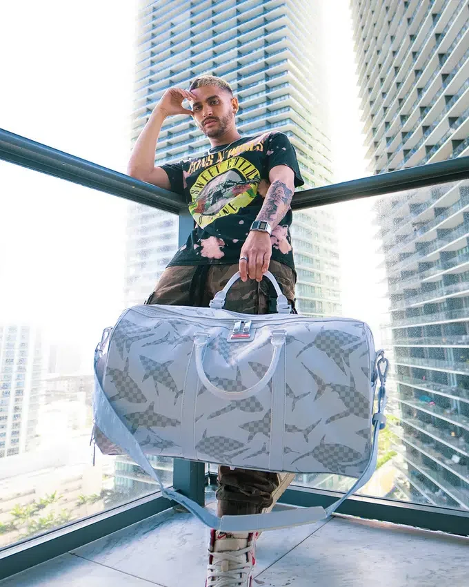 BORSA BORSONI SHARK CHECK (BIANCA)