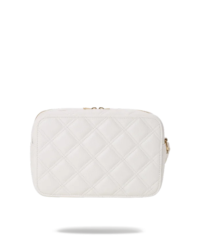 BORSA DA BEAUTY CASE RIVIERA LE BLANC CON CATENA D'ORO A FORMA DI SQUALO