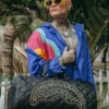 BORSA DA BORSONE NOIR TRAPUNTATA CON CATENA D'ORO E DETTAGLI A FORMA DI SQUALO