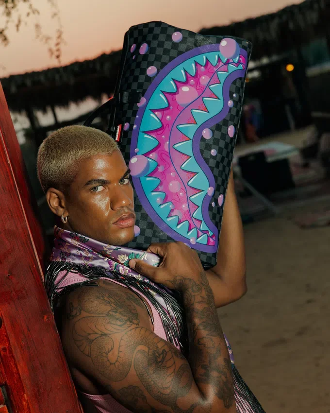 BORSA DA BORSONE PURPLE SLIME SHARK