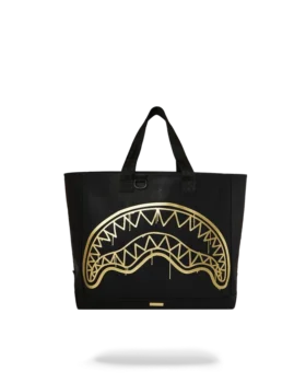 BORSA DA SPIAGGIA GOLD FANG TOTE