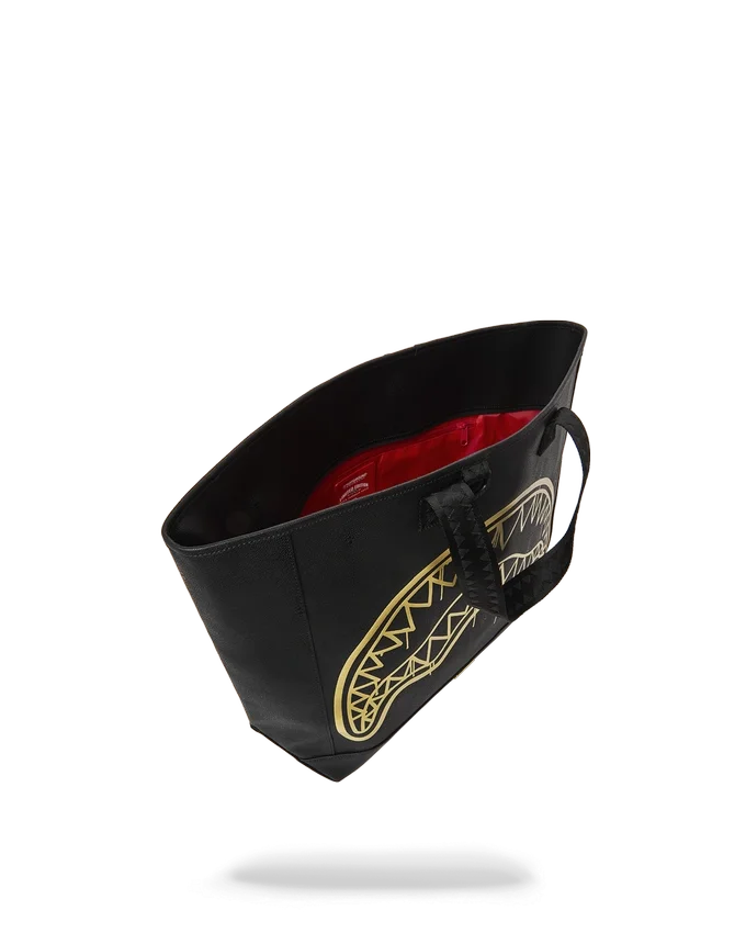 BORSA DA SPIAGGIA GOLD FANG TOTE
