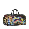 BORSA DA VIAGGIO CAMOUFLAGE A RIGHE E QUADRATI