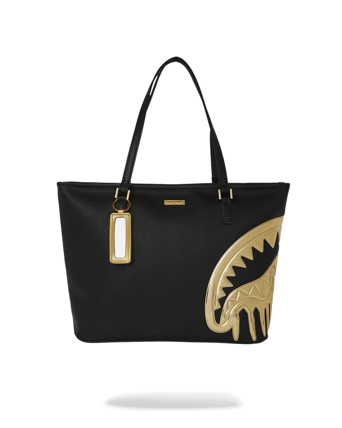 BORSA GOLDHEART SHARK DRIP TOTE