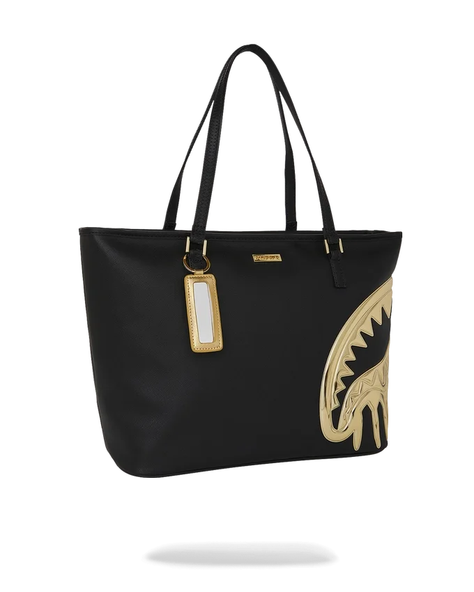 BORSA GOLDHEART SHARK DRIP TOTE