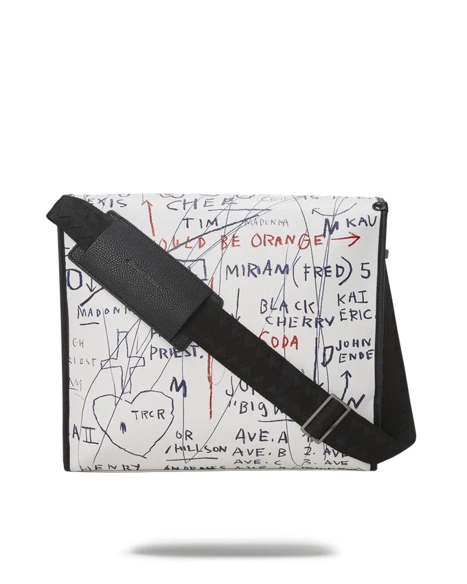BORSA MESSAGGERO UFFICIALE BASQUIAT UNTITLED (CHEESE POPCORN) 1983