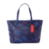BORSA SHARK CHECK (BLU) Tote