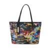 BORSA TOTE CAMOUFLAGE A RIGHE E QUADRATI