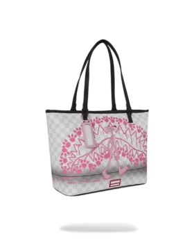 BORSA TOTE CON IMPRONTE DELLA PANTERA ROSA