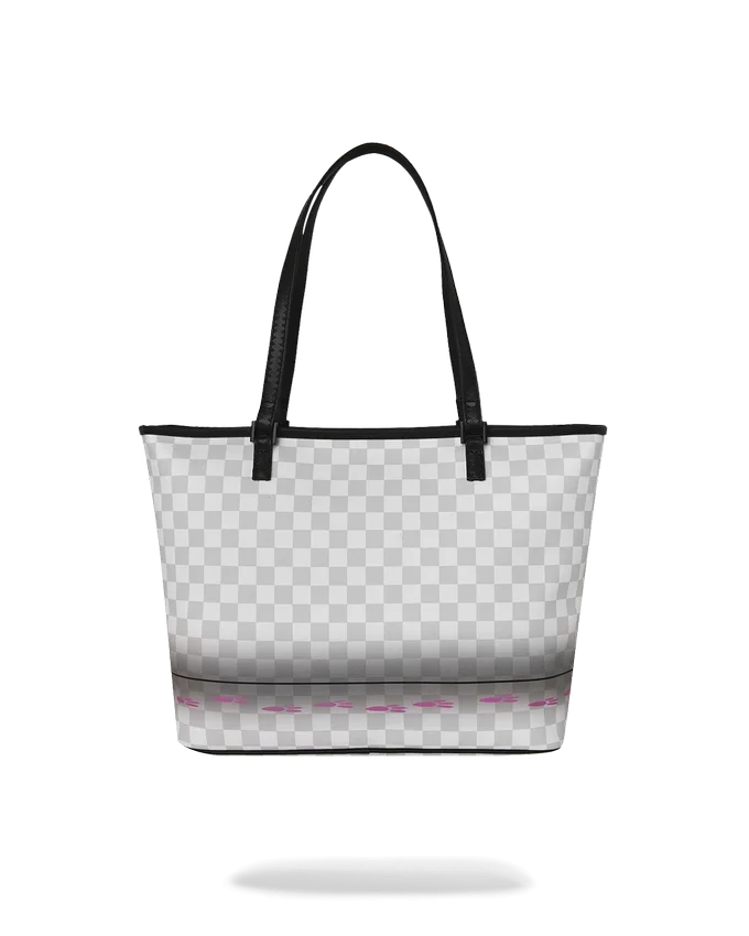 BORSA TOTE CON IMPRONTE DELLA PANTERA ROSA
