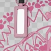 BORSA TOTE CON IMPRONTE DELLA PANTERA ROSA