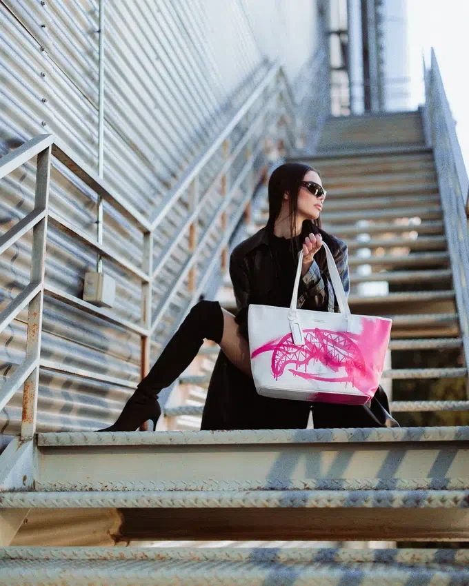 BORSA TOTE DESIGN STORM
