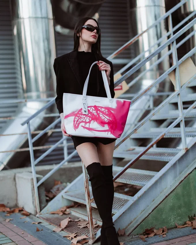 BORSA TOTE DESIGN STORM