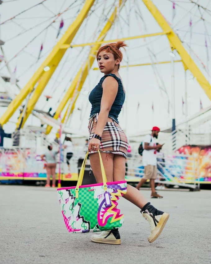 BORSA TOTE DREAMY TECHNICOLOR