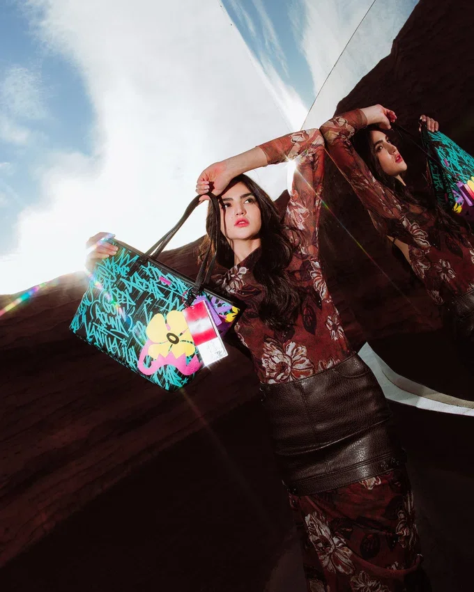 Borsa Tote "Garden Glamour"
