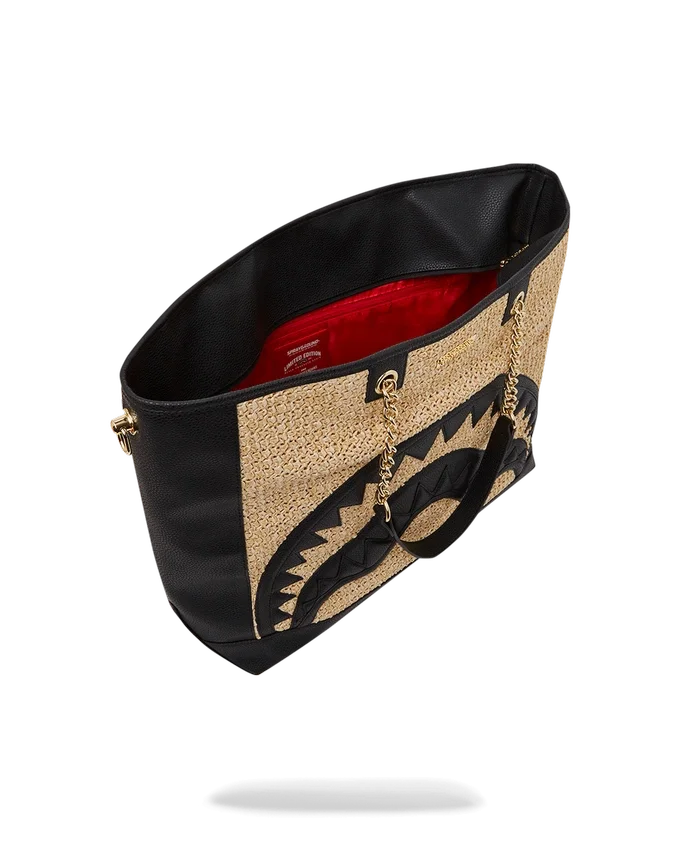 BORSA TOTE IN RAFFIA