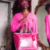 BORSA TOTE INFINITI PINK DIAMOND