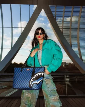 BORSA TOTE “MIDNIGHT MAGIC SHARKS IN PARIS”