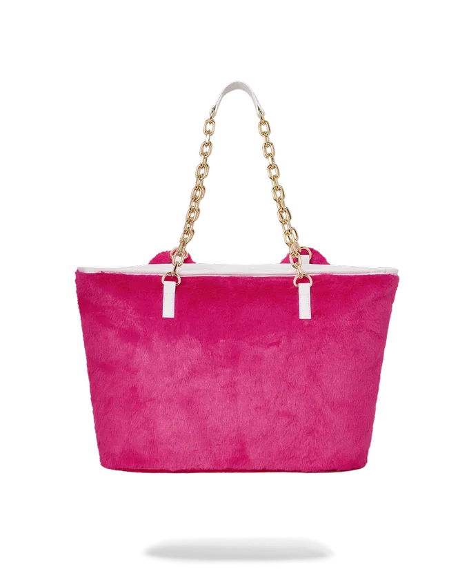 BORSA TOTE MONEYBEAR IN PELUCHE (ROSA)