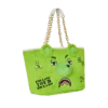 BORSA TOTE MONEYBEAR IN PELUCHE (VERDE)