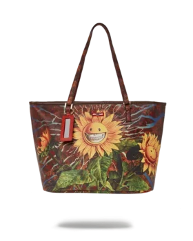 BORSA TOTE SUNFLOWER GRIN IN COLLABORAZIONE CON RON ENGLISH