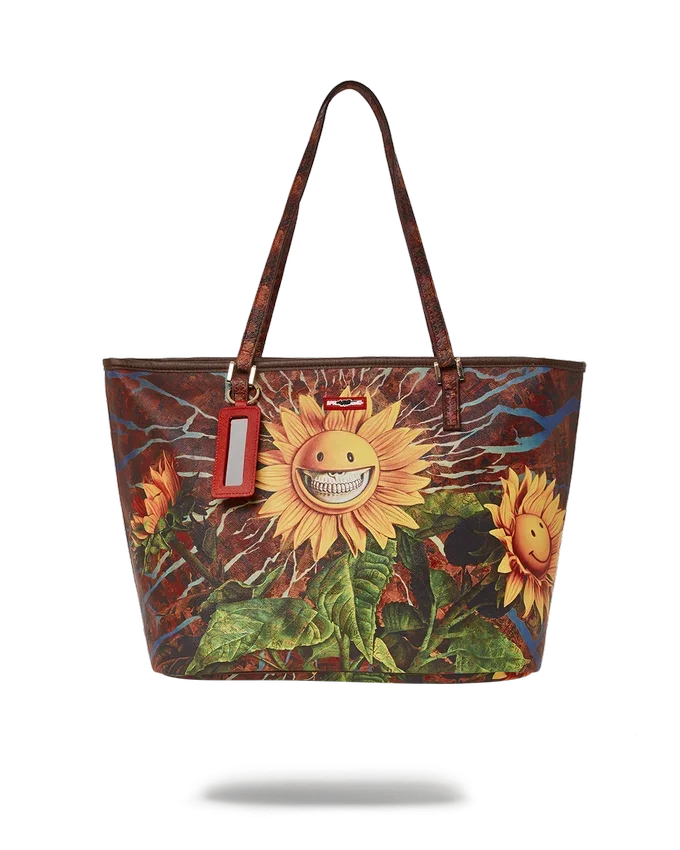 BORSA TOTE SUNFLOWER GRIN IN COLLABORAZIONE CON RON ENGLISH