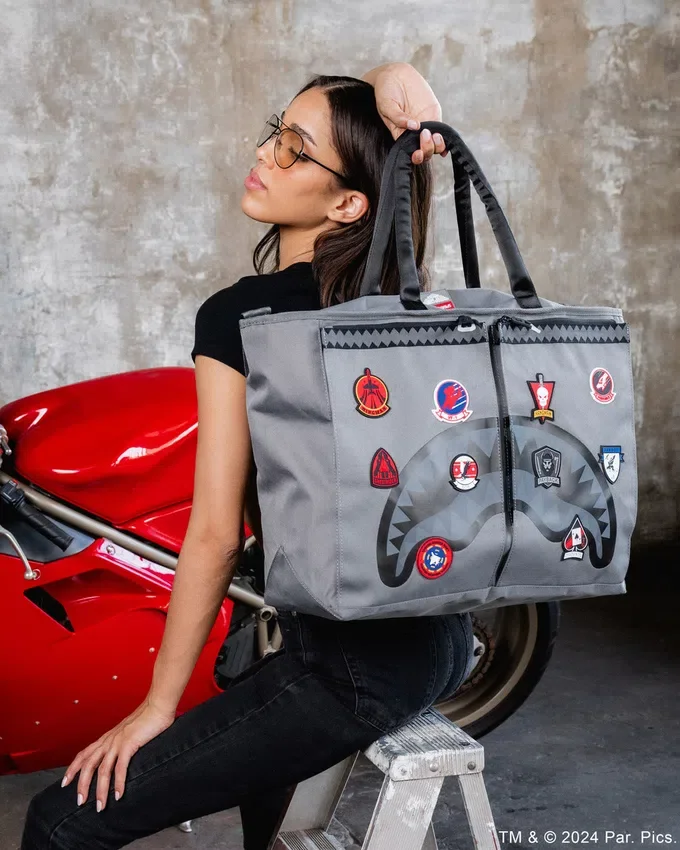 BORSA TOTE UFFICIALE DELLA COLLABORAZIONE CON TOP GUN FLIGHT CREW